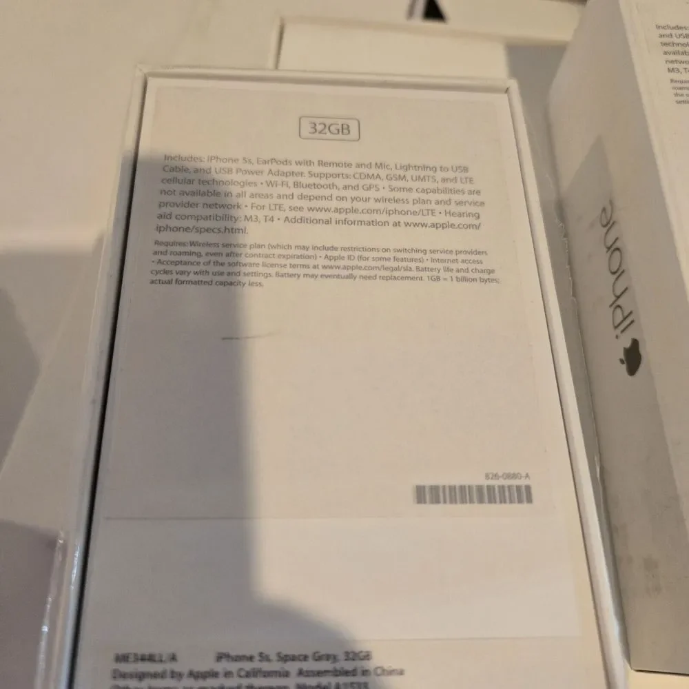 5 Apple IPhone & Ipad‎ EMPTY BOXES! 16gb 32gn Space Gray 5s & 6 Read